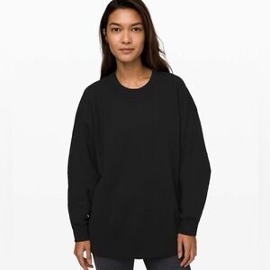 Lululemon Perfectly Oversized Crew Black 4